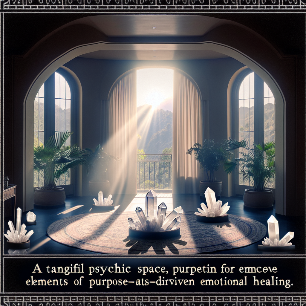 A serene setting in Bel Air featuring a tranquil psychic space for emotional healing and discovering your purpose.
