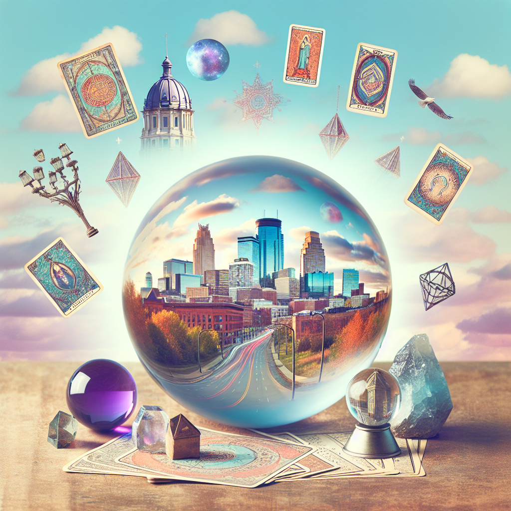 Psychic readings in Minneapolis offering guidance for spiritual alignment and harmony.